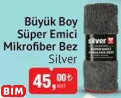 SİLVER BÜYÜK BOY SÜPER EMİCİ MİKROFİBER BEZ SİLVER BÜYÜK BOY SÜPER EMİCİ MİKROFİBER BEZ
